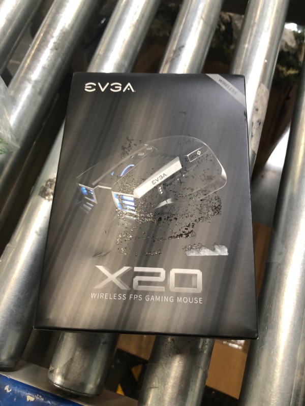 Photo 3 of EVGA X20 Wireless Gaming Mouse, Wireless, Black, Customizable, 16,000 DPI, 5 Profiles, 10 Buttons, Ergonomic 903-T1-20BK-KR