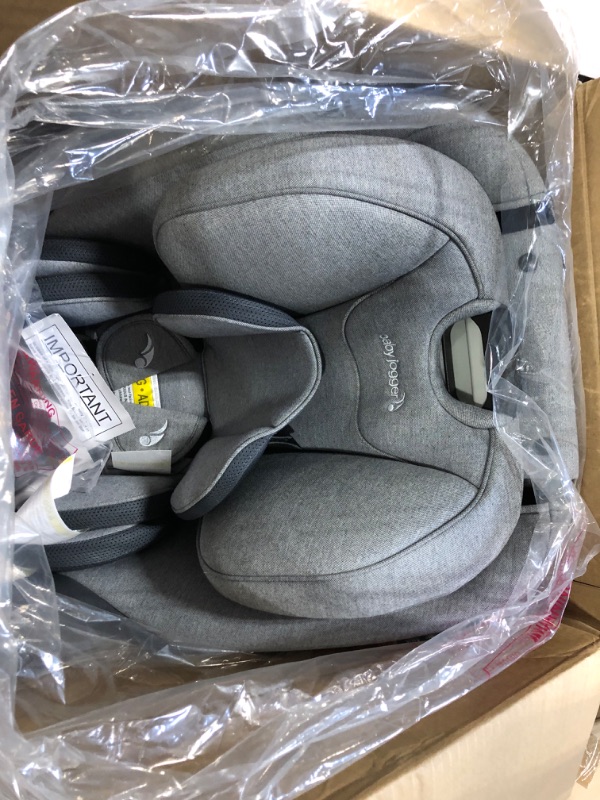 Photo 3 of ***damage box*** Baby Jogger City Turn Rotating Convertible Car Seat | Unique Turning Car Seat Rotates for Easy in and Out, Phantom Grey