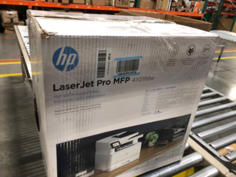 Photo 2 of HP Laserjet Pro MFP 4101fdw Wireless Laser All-in-One Monochrome Printer 