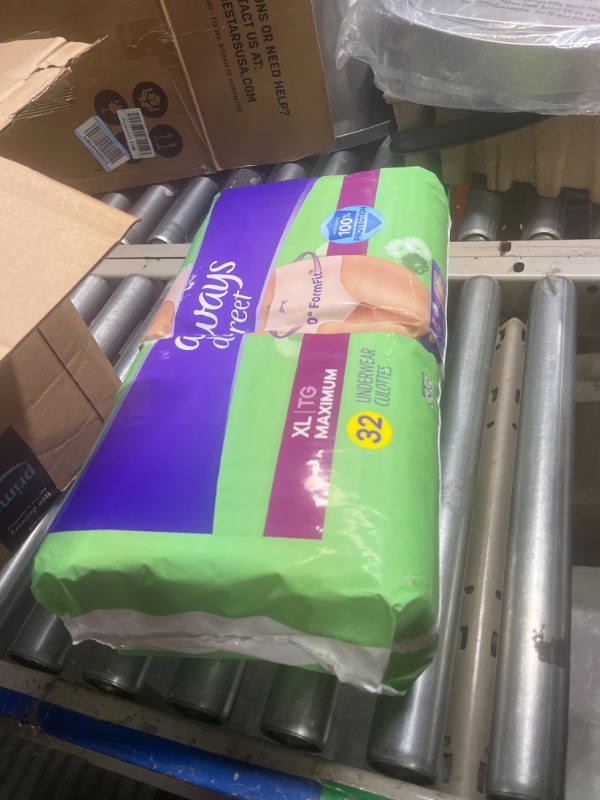 Photo 1 of *Similar Item* Always Discreet Adult Postpartum Incontinence Underwear for Women - Maximum Protection - 32 PACK