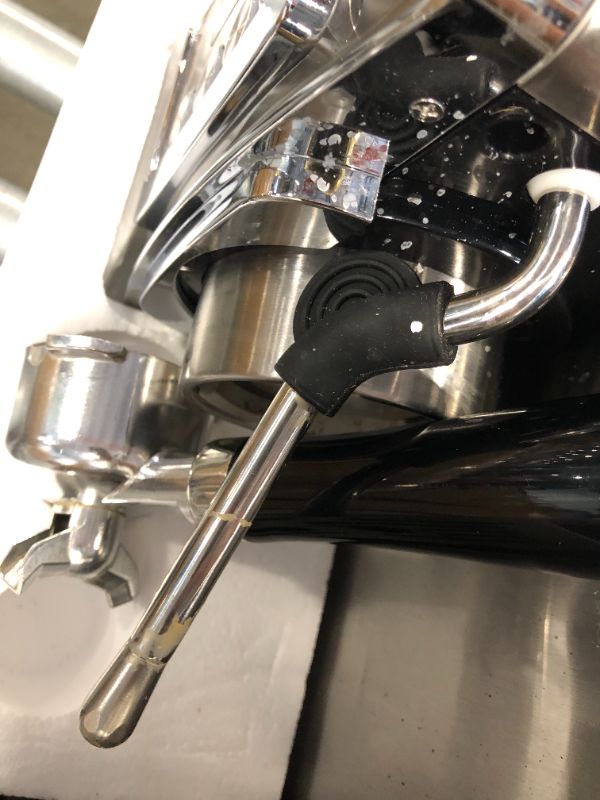 Photo 4 of **USED//HAS STAINS ON HANDLE** SUMSATY Espresso Machine, Stainless Steel Espresso Machine with Milk Frother for Latte, Cappuccino, Machiato,for Home Espresso Maker, 1.8L Water Tank, 20 Bar