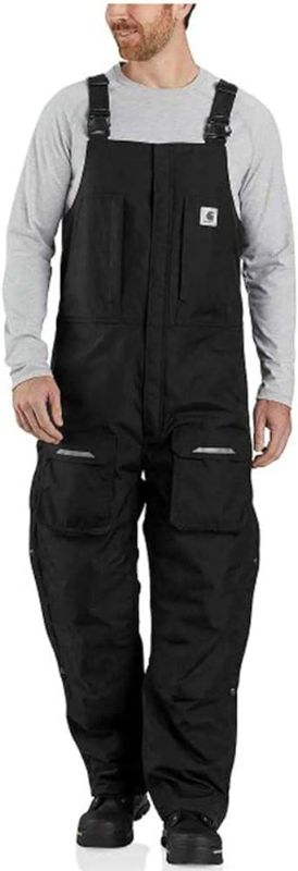 Photo 1 of Carhartt mens Yukon Extremes Loose Fit Insulated BiberallWork Utility Outerwear