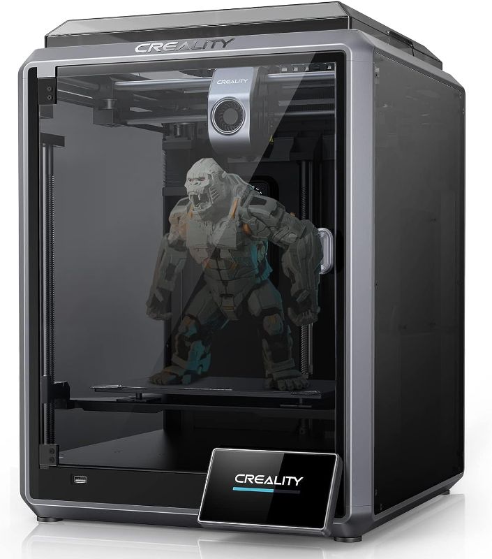 Photo 1 of Creality K1 3D Printer 600mm/s Printing Speed All-in-One 3D Printers 300°C High-Temperature Nozzle Direct Extruder Auto Leveling Stable Cube Frame