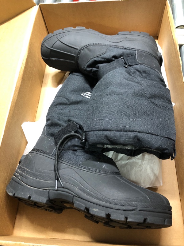 Photo 3 of ALEADER Men's Winter Waterproof Insulated Shell Warm Inner Comfortable Outdoor Snow Boots (size 13)