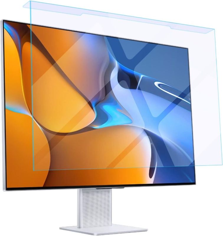 Photo 1 of Blue Light Screen Protector for Computer Screen Blue Light Blocker, Blue Light Computer Screen Cover for 20, 21.5, 21.6, 22 inch Diagonal Widescreen Monitor Frame Hanging Type