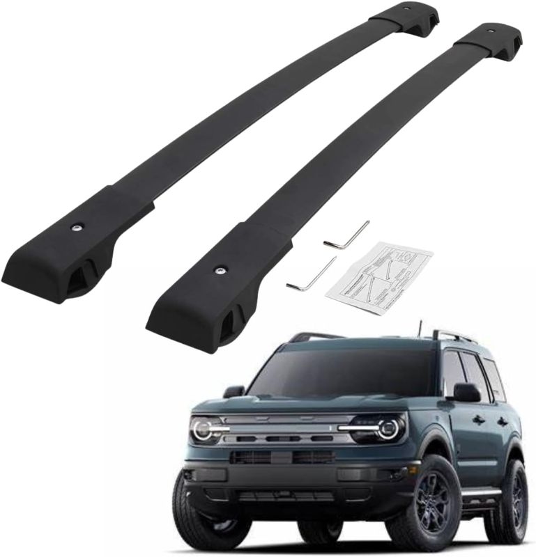 Photo 1 of Roof Rack Cross Bars fit for Ford Bronco Sport 2020 2021 2022 2023 (On Road) Aluminum Top Rails Carrier Bag Luggage Kayak Canoe Bike Snowboard Skiboard(Not fit for Badlands Model& 2022 Outer Banks )