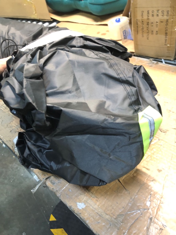 Photo 3 of Gpaentsn Car Cover Compatible with 2014-2023 Ford Transit Connect (SWB) Waterproof All Weather Car Cover with Door Zipper, Windproof Strap, Storage Bag (SWB) : 174*72.5*72.5 in USED