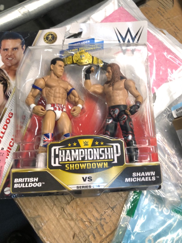 Photo 2 of Mattel WWE Championship Showdown Shawn Michaels vs British Bulldog 2-Pack