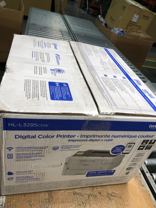 Photo 1 of Brother HL-L3295CDW Wireless Compact Digital Color Printer with Laser Quality Output, Duplex, NFC, Mobile & Ethernet | Includes 4 Month Refresh Subscription Trial ¹, Amazon Dash Replenishment Ready