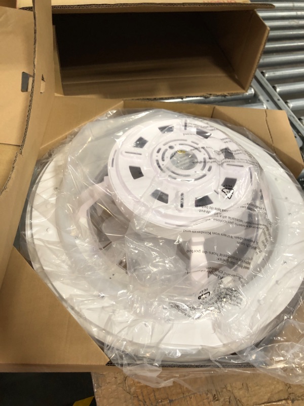 Photo 1 of Orison Ceiling Fan with Lights- 23 in Smart Ceiling Fans with Alexa/Google Assistant/App Control Color Changing LED-RGB Back Ambient Light for Living Room Bedroom RGB White+Alexa