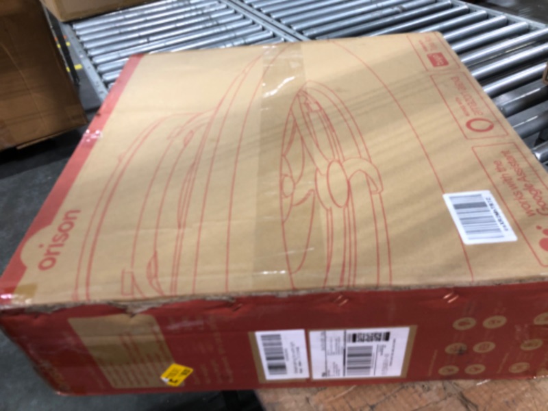 Photo 1 of Orison Ceiling Fan with Lights- 23 in Smart Ceiling Fans with Alexa/Google Assistant/App Control Color Changing LED-RGB Back Ambient Light for Living Room Bedroom RGB White+Alexa