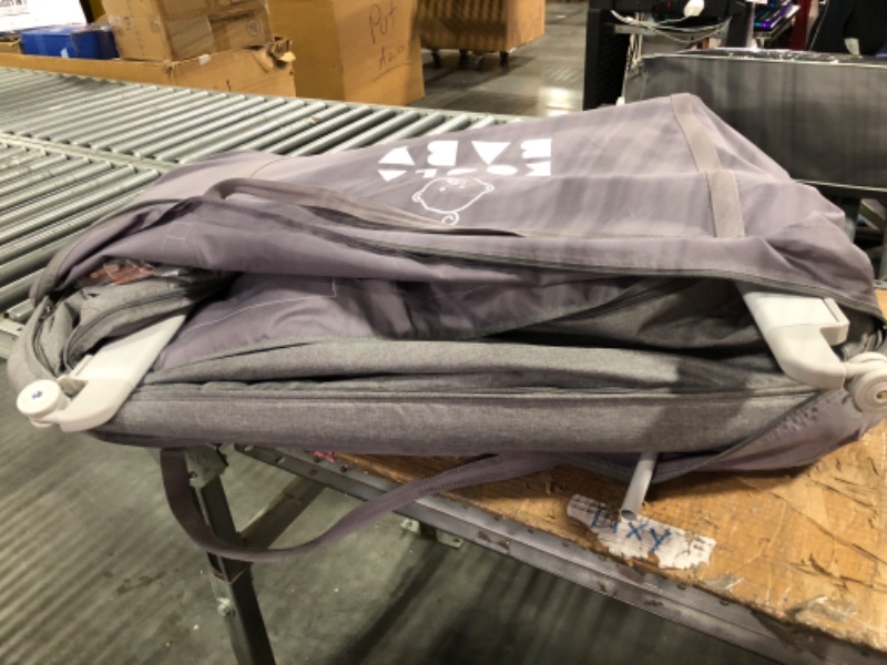 Photo 1 of 3 in 1 Baby Bassinet, Bedside Sleeper, & Playpen, Easy Folding Portable Crib (Grey)- KoolaBaby