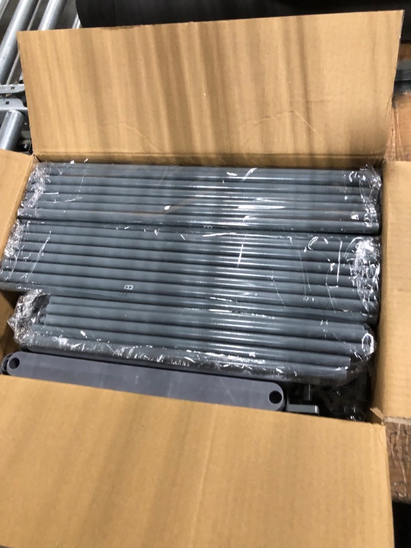 Photo 1 of Kitsure Shoe Organizer - 8-Tier Large Shoe Rack for Closet Holds Up to 48 Pairs Shoes, Multipurpose Shoe Shelf with Hook Rack, Stackable Tall Shoe Rack for Entryway, Bedroom, Garage,Gray Grey