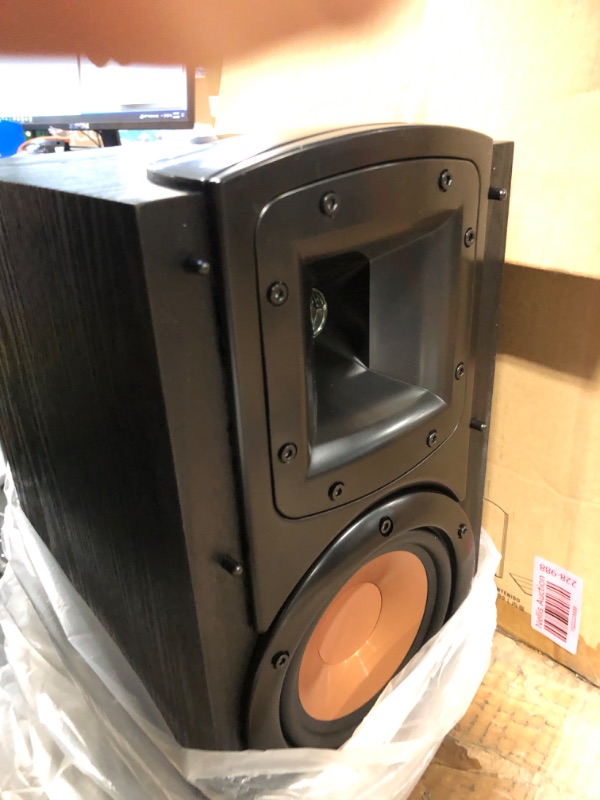 Photo 5 of Klipsch Synergy Black Label B-200 Bookshelf Speaker Pair with Proprietary Horn Technology, a 5.25” High-Output Woofer and a Dynamic .75” Tweeter for Surrounds or Front Speakers in Black