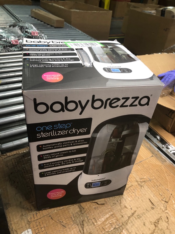 Photo 2 of Baby Brezza Baby Bottle Sterilizer and Dryer Machine – Electric Steam Sterilization - Universal Fit - Pacifiers, Glass, Plastic, and Newborn Feeding Bottles