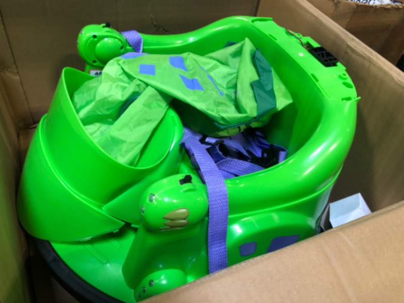 Photo 1 of Bumper Car for Kids, 12V Electric Ride on Toy with Remote Control, LED Lights & Music for Toddlers 1-3, Birthday Gift Ages 1 2 3 4 5 Years Old Boys & Girl, Baby & Children 3-6, Kids Dinosaur Toys