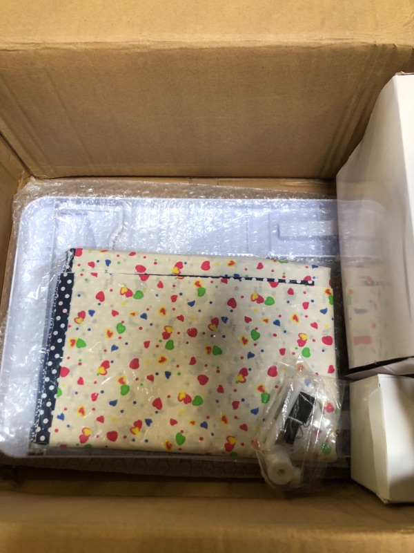 Photo 1 of yookee home Sewing Machine for Beginners Compact Sewing Machine with Accessories Kit Easy to Use Portable Sewing Machine for Adults and Kids, Home, Travel, Clothing Repair and Sewing Crafts Premium Set