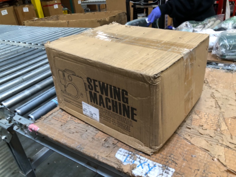 Photo 1 of yookee home Sewing Machine for Beginners Compact Sewing Machine with Accessories Kit Easy to Use Portable Sewing Machine for Adults and Kids, Home, Travel, Clothing Repair and Sewing Crafts Premium Set