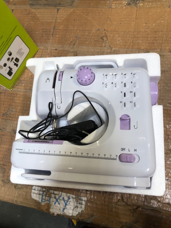 Photo 1 of yookee home Sewing Machine for Beginners Compact Sewing Machine with Accessories Kit Easy to Use Portable Sewing Machine for Adults and Kids, Home, Travel, Clothing Repair and Sewing Crafts Premium Set