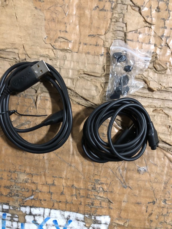 Photo 3 of 2-Pack for Garmin Impact Approach X10 S10 S12 S40 S42/Fenix 5 5X Plus Charger Charging Clip Sync Data Cable for Approach S10 S40 S60 X10,Quatix 5 6,Vivoactive 3 4 4S,Vivomove 3 3S, Smart Watch 2Packs cables (120cm+120cm? 2Packs Cables add 8pcs black port 