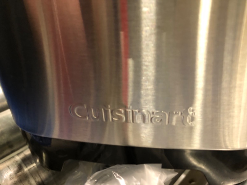 Photo 7 of ***DAMAGED LID//SOLD AS PARTS***Cuisinart Bread Maker, Up To 2lb Loaf, New Compact Automatic