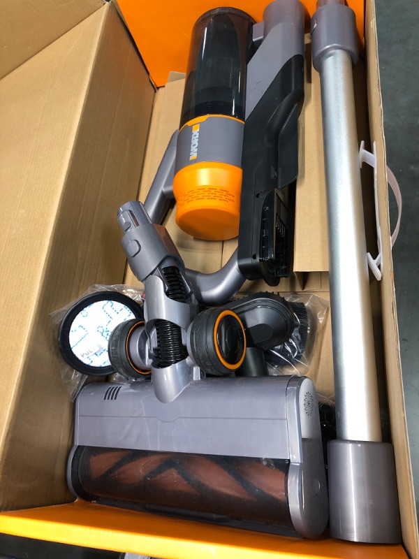 Photo 4 of **NO BATTERY OR CHARGER INCLUDED, UNABLE TO TEST** WORX 20V Power Share Cordless Stick Vacuum WX038L.9, Powerful Cordless Vacuum Cleaner 25Kpa High Suction for Pet Hair, Lightweight Handheld Vacuum Clean