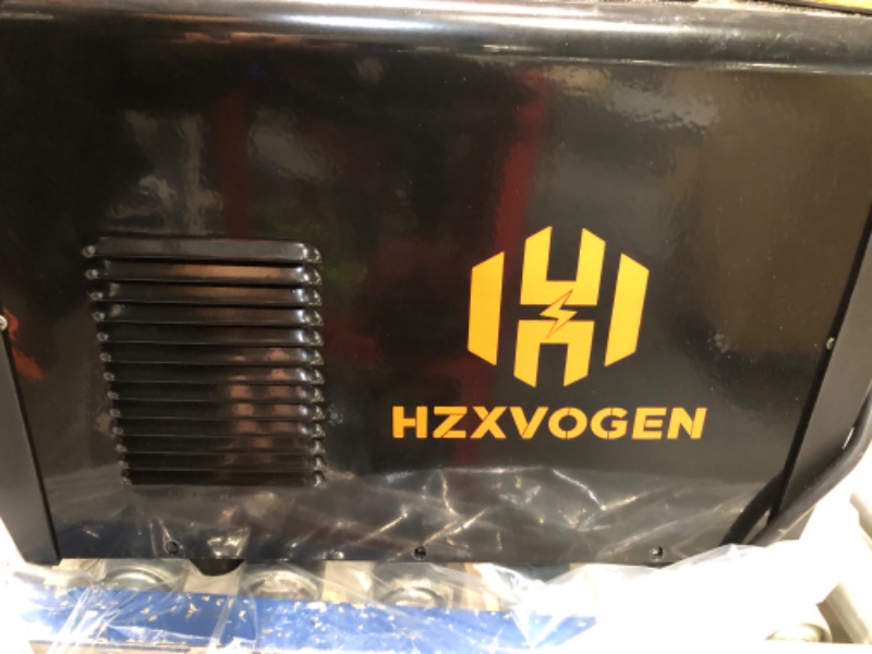 Photo 5 of HZXVOGEN MIG Welder 100V/220V 205Amp Weld Aluminum Welder LCD Display Smart Control IGBT Inverter MIG Stick TIG Mix Gases Gasless Flux Cored Solid Core Wire Welding Machine (Model: HBM2280)