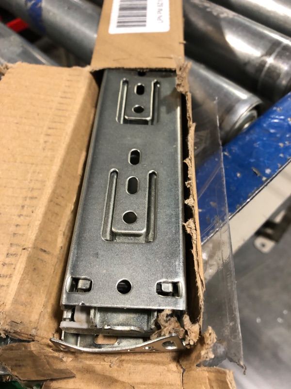 Photo 1 of DECORITEN 20 Inch Side Mount Soft Close Drawer Slide Full Extension, Ball Bearing Cabinet Hardware Rails with Rear Mounting Brackets, Heavy Duty 100 LB Capacity 1 20 Inch