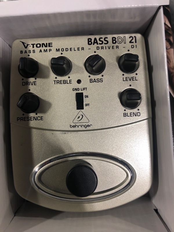 Photo 3 of 
Behringer BDI21 V-Tone Bass Driver DI Box