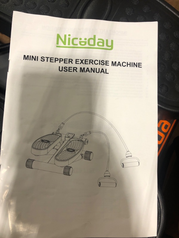 Photo 3 of **** NOT FUNCTIONAL**** Niceday Steppers for Exercise, Stair Stepper with Resistance Bands, Mini Stepper with 300LBS Loading Capacity, Hydraulic Fitness Stepper with LCD Monitor ***SELLING AS PARTS***