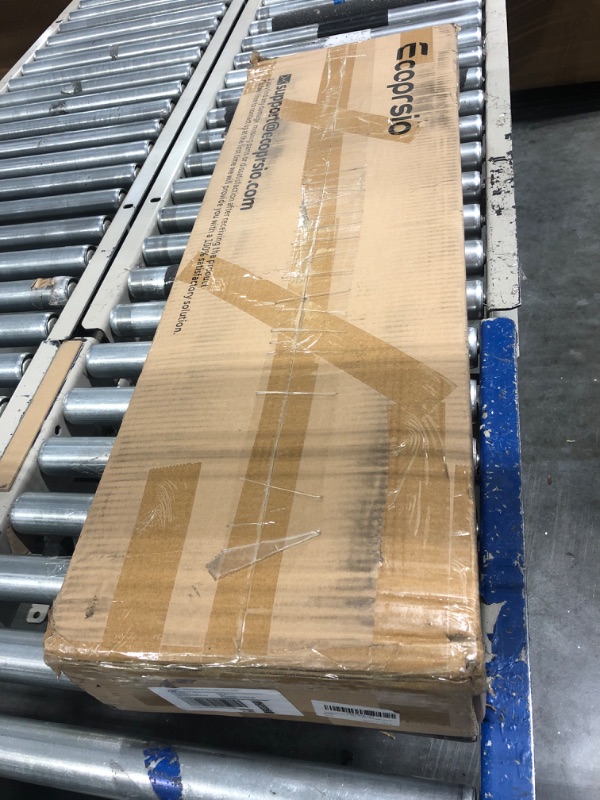 Photo 1 of Ecoprsio Over-The-Toilet Storage Rack, 3-Tier Bathroom Organizer Shelf Over Toilet, Freestanding Space Saver Toilet Stands with 4 Hooks, White