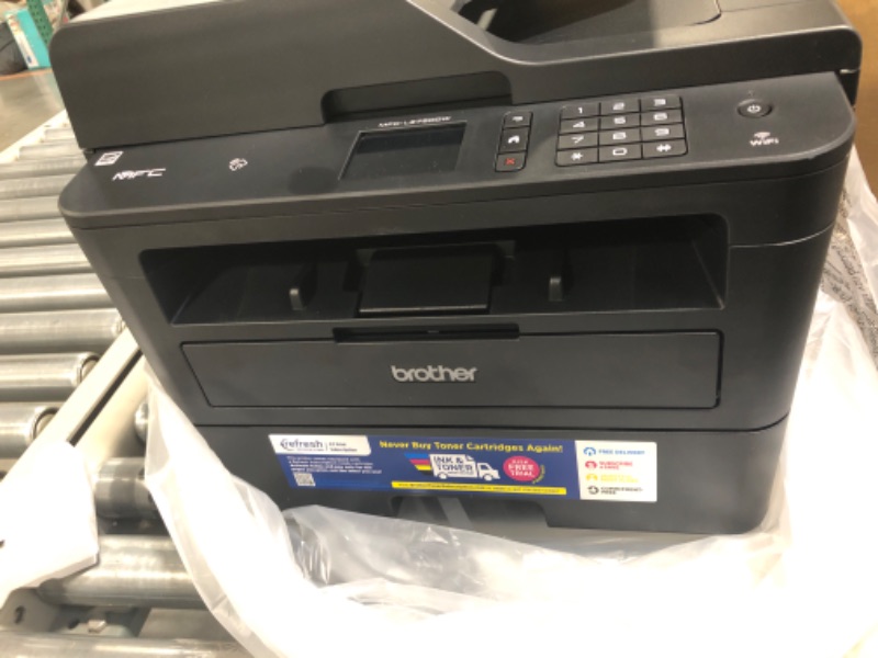Photo 1 of Brother MFC-L2750DW Monochrome Laser Printer All-In-One with Wireless, Network Ready and USB, Refresh Subscription Eligible