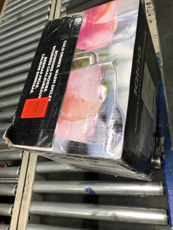 Photo 1 of Igloo Premium Countertop Ice Maker Machine, Portable Ice Maker, Produces 33 lbs. in 24 hrs. with Ice Cubes Ready in 6-8 Minutes, Comes with Ice Scoop and Basket,Silver,