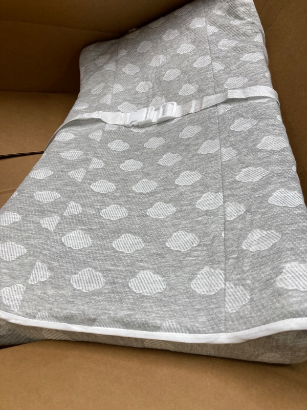 Photo 3 of Contoured Changing Pad - Waterproof & Non-Slip, Includes a Cozy, Breathable, & Washable Matress Cover - Jool Baby