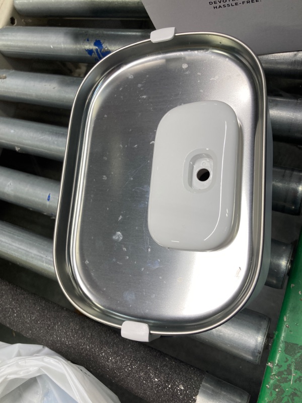 Photo 1 of PETLIBRO App Monitoring Cat Water Fountain with Wireless Pump, 2.5L/84oz Dockstream Pet Water Fountain for Cats Inside, Automatic Cat Waterer Fountain with 2.4GHz Wi-Fi, Smart Fountain, App Control App Monitoring Water Fountain