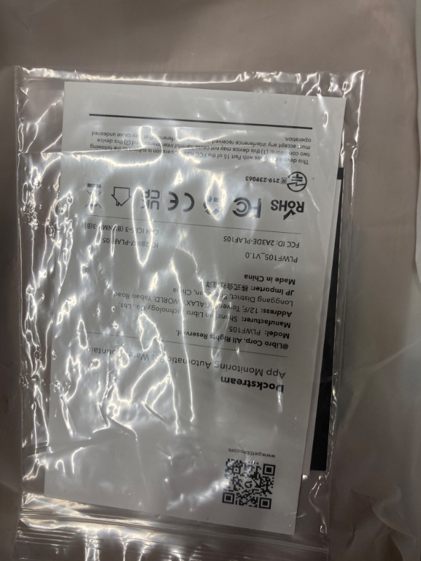 Photo 1 of PETLIBRO App Monitoring Cat Water Fountain with Wireless Pump, 2.5L/84oz Dockstream Pet Water Fountain for Cats Inside, Automatic Cat Waterer Fountain with 2.4GHz Wi-Fi, Smart Fountain, App Control App Monitoring Water Fountain