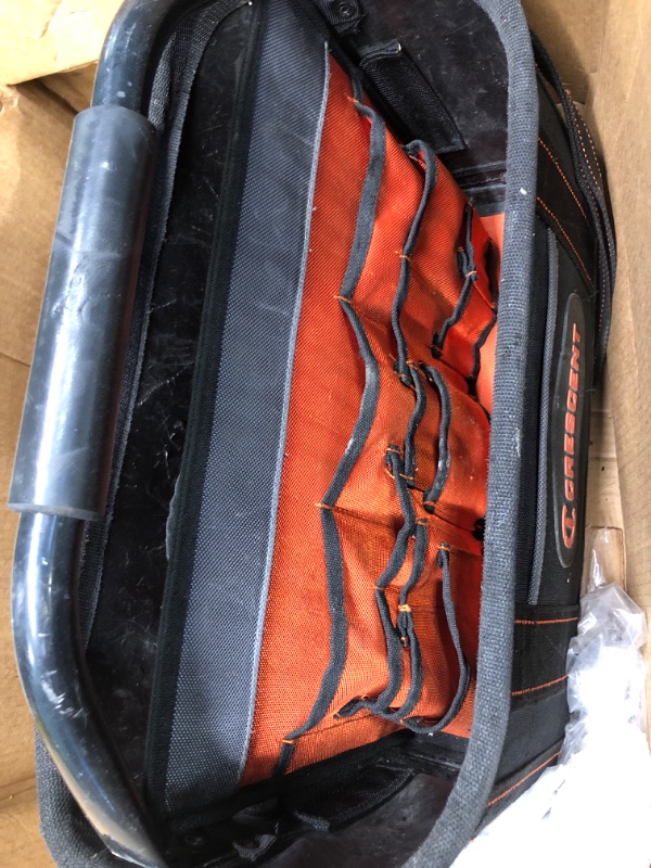 Photo 5 of **USED** 
Crescent 17" Tradesman Open Top Tool Bag, CTB1710 17" Open Top Tool Bag