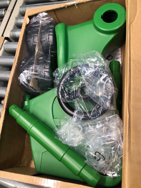 Photo 1 of John Deere Foot to Floor Ride On Tractor Toy, Toddler Tractor Ride On Vehicle, Green