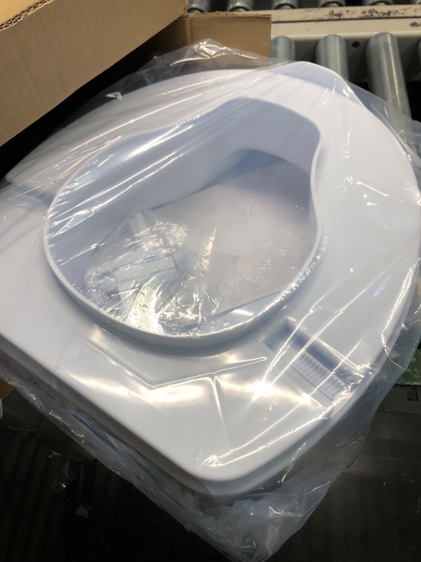 Photo 1 of Dr. Maya Raised Toilet Seat for Seniors. Elevated Toilet Seat - 4 Inch Raised Toilet Seat with Lid for Seniors, Elderly, Handicapped, Adults - No Tools Required