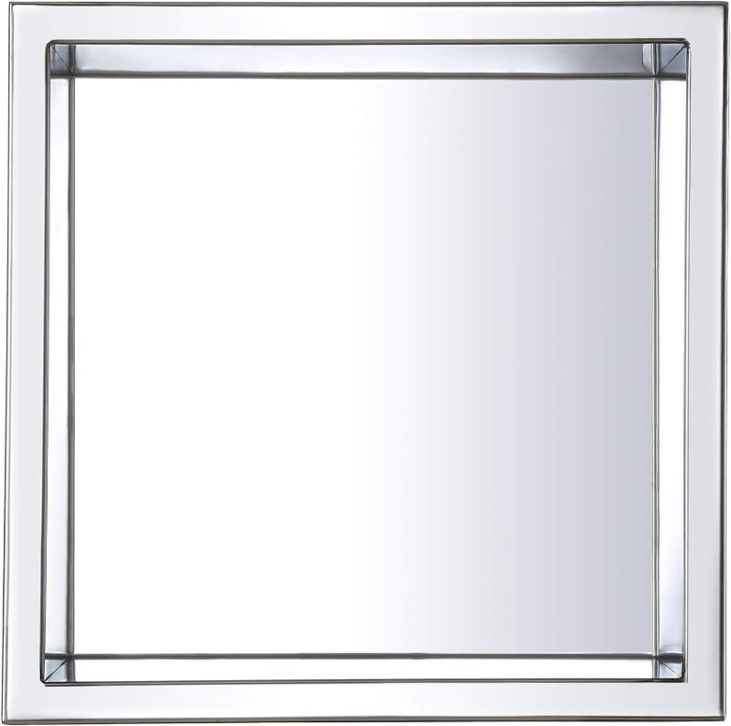 Photo 1 of 13.5“ X 13.5”(Inner size 12X12") Stainless Steel Shower Niche Modern and Elegant Design, Easy to Install, Perfect for Shampoo and Soap Storage (Chrome)