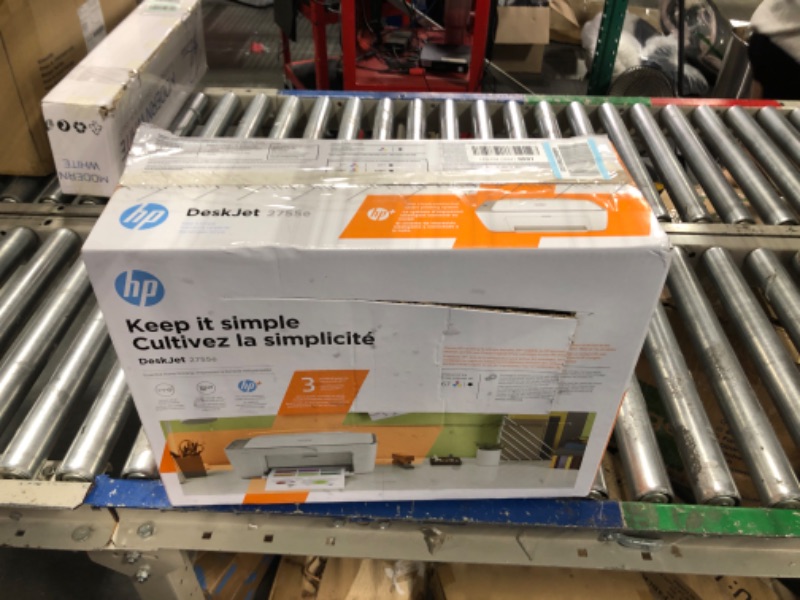 Photo 1 of HP DeskJet 2755e Wireless All-In-One Color Printer, Scanner, Copier with Instant Ink and HP+ (26K67)