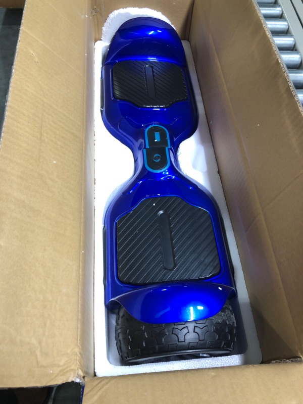 Photo 3 of Bluetooth Hoverboard, Matt and Chrome Color Hover Board with 6.5" Wheels Built-in Wireless Speaker Bright LED Lights