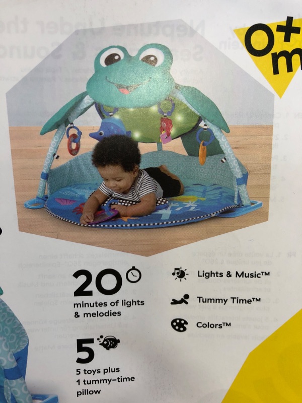 Photo 4 of Baby Einstein Neptune Under The Sea Lights & Sounds Activity Gym & Play Mat, Ages Newborn+
