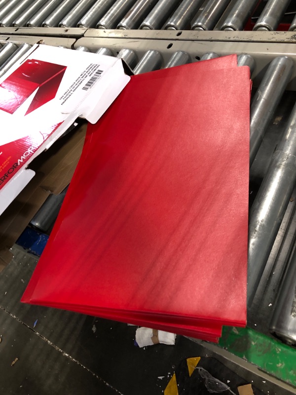 Photo 3 of 10 Pack of 11”x17” Landscape Pressboard Presentation Binder Folder, Red Fiberboard Report Cover with Metal Prong Paper Fastener to Neatly Bind Reports, Proposals, Transcripts and Other Documents