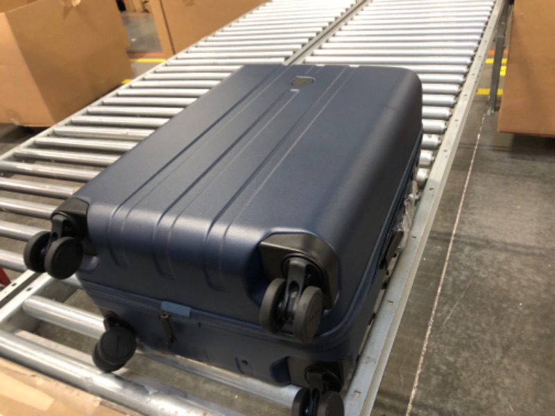 Photo 1 of Airline Approved Carry On Luggage - Lightweight Hard Shell Suitcase with Spinner Wheels, TSA Lock - Carry-On 23" Blue Carry On 23" Blue
