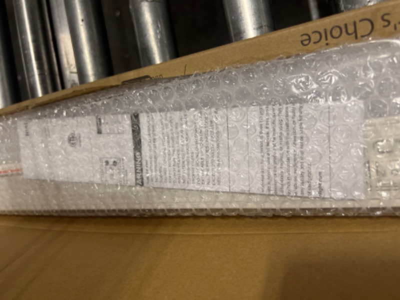 Photo 1 of GETINLIGHT Dimmable Hardwired Only 3 Color Under Cabinet LED Lights, 30-inch, Soft White(3000K), Bright White(4000K), Daylight White(5000K), Matte White Finished, ETL Listed, IN-0201-14-WH-345K 3-Color 30-inch