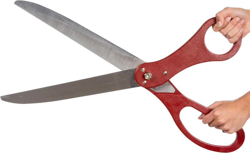 Photo 1 of 25" Giant Scissors for Ribbon Cutting Ceremony Big Ribbon Cutting Scissors for Special Events and Ceremonies
