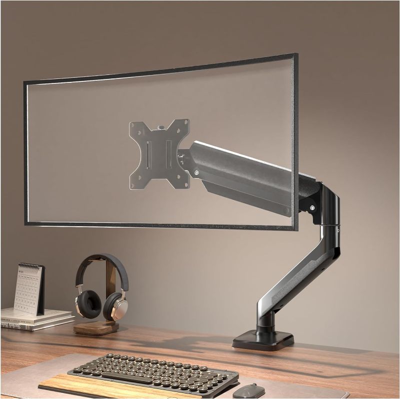 Photo 1 of Adjustable Single Monitor Arm-Bracket - Gas Spring Full Motion
