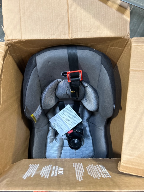 Photo 3 of Evenflo Tribute LX Harness Convertible Car Seat, Solid Print Gray