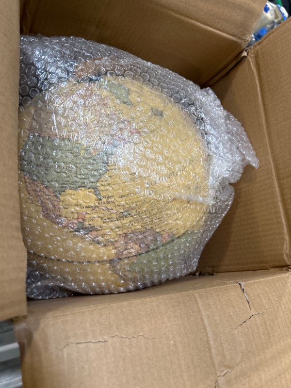 Photo 1 of Amylove 13'' Illuminated World Globe with Stand 720°/360° Rotation Rewritable Light up Globe for Kid World Map for Interactive Learning Globe Light with Base Globe Lamp LED Decor(Vintage)